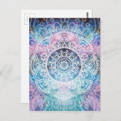 Galaxy Mandala Postkarte (Vorne/Hinten)
