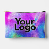 Galaxy Metallic Funkelnd Holograph Luxury Business Zubehörtasche (Vorderseite)