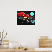 Galaxy Mining Wasp Poster (Küche)