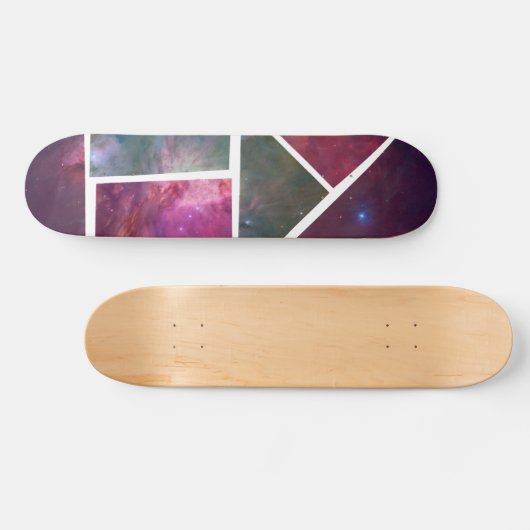 Galaxy Mosaic Custom Skateboard (Horizontal)