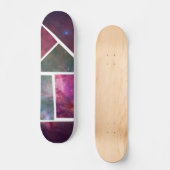 Galaxy Mosaic Custom Skateboard (Vorderseite)