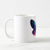 Galaxy Moth - Cosmic Space Themed Fantasy Kaffeetasse (Links)