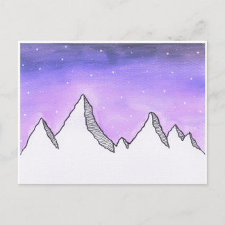 Galaxy Mountain Postcard Postkarte