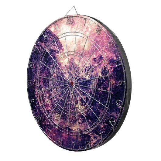 Galaxy Mountains Dartscheibe (Vorderseite rechts)