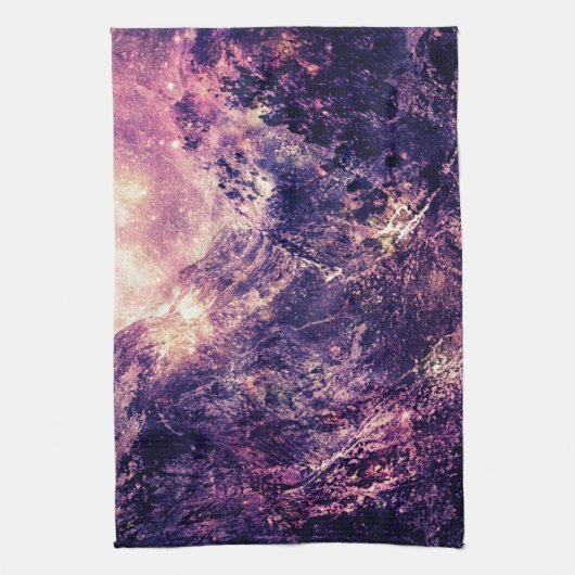 Galaxy Mountains Küchentuch (Vertikal)