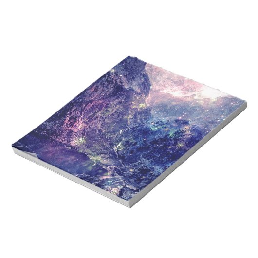 Galaxy Mountains Notizblock (Rotiert)