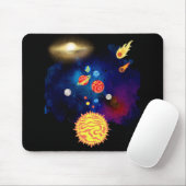 Galaxy mouse pad mousepad (Mit Mouse)