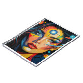 Galaxy Muse Spiral Notebook Notizblock (Linke Seite)