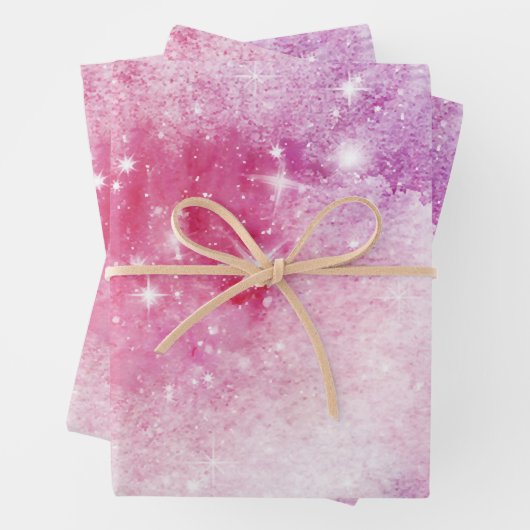 Galaxy Nahtlose Muster Geschenkpapier Set (Beispiel)