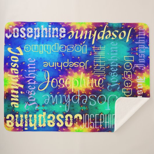 Galaxy Name Sunburst Supernova Krawatte Sherpadecke (Vorderseite (Horizontal))