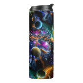 Galaxy-Nebel und Planeten Thermosbecher (Nach links gedreht)