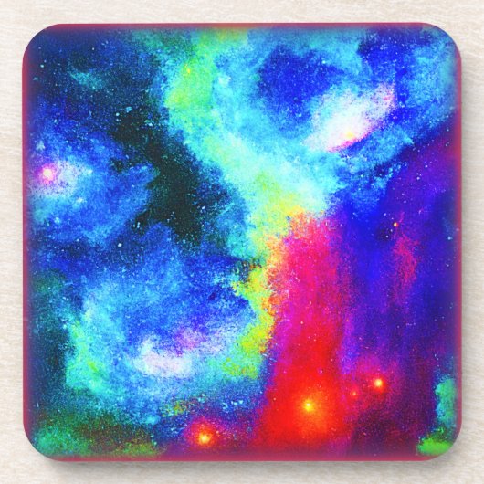 Galaxy Nebula Design. Jetzt kaufen Getränkeuntersetzer (Vorderseite)