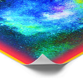 Galaxy Nebula Design. Jetzt kaufen Poster (Ecke)