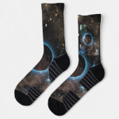 Galaxy Nebula Planet Hubble Telescope Fotografie Socken (Links)