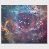 Galaxy Nebula Raumbild. Geschenkpapier (Flach)