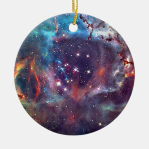 Galaxy Nebula Raumbild. Keramikornament
