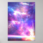 Galaxy Nebula Stars Poster (Vorne)