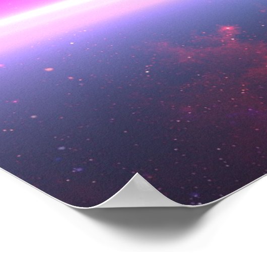 Galaxy Nebula Stars Poster (Ecke)