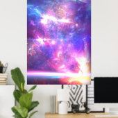 Galaxy Nebula Stars Poster (Heimbüro)