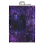 Galaxy Nebula Vinyl Wrapped Flask Flachmann (Rückseite)