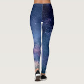 Galaxy Nebula Yoga Pants Space Blue Leggings (Rückseite)