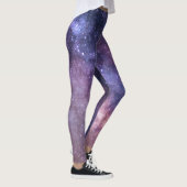 Galaxy Nebula Yoga Pants Weltraum Lila Leggings (Rechts)