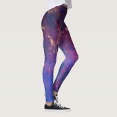 Galaxy Nebula Yoga Pants Weltraum Lila Leggings (Rechts)