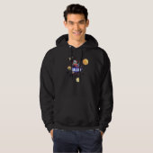 Galaxy Nerd Space Planet Universe Astro Hoodie (Vorne ganz)