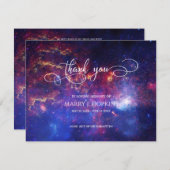 Galaxy Neula Beerdigung Bereavität Danke Karte (Vorne/Hinten)