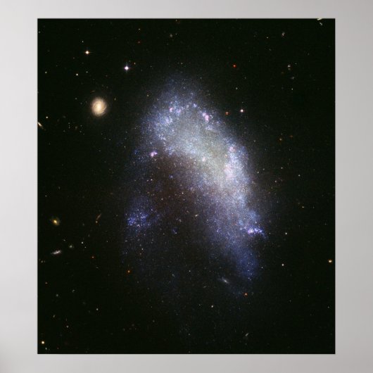 Galaxy NGC 1427A Plunges Toward the Fornax Galaxy Poster (Vorne)