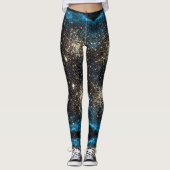 Galaxy NGC 1850 Star Clusters Magellanic Cloud Leggings (Vorderseite)