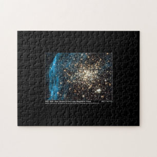 Galaxy NGC 1850 Star Clusters Magellanic Cloud Puzzle