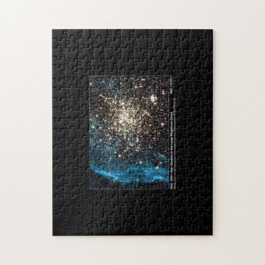 Galaxy NGC 1850 Star Clusters Magellanic Cloud Puzzle (Vertikal)