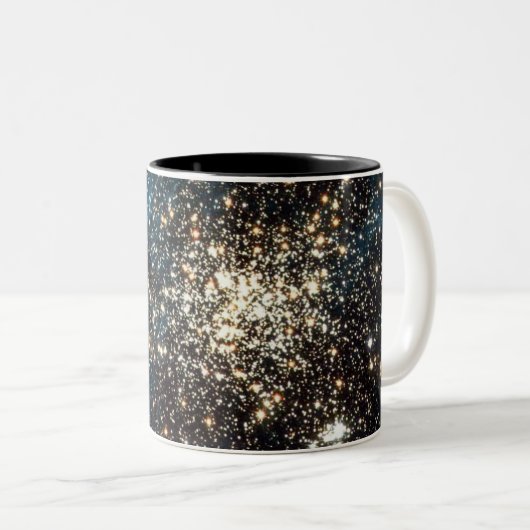 Galaxy NGC 1850 Star Clusters Magellanic Cloud Zweifarbige Tasse (VorderseiteRechts)