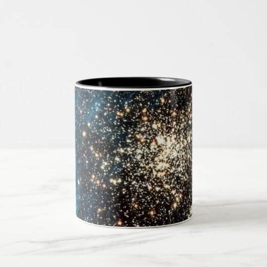 Galaxy NGC 1850 Star Clusters Magellanic Cloud Zweifarbige Tasse (Mittel)