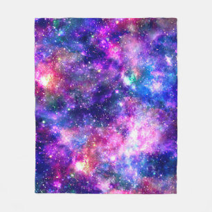 Galaxy Night Fleecedecke