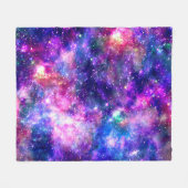 Galaxy Night Fleecedecke (Vorderseite (Horizontal))