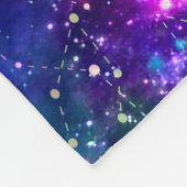 Galaxy Night Fleecedecke (Ecke)