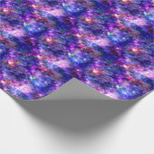 Galaxy Night Print Cosmic Design Geschenkpapier (Ecke)