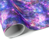 Galaxy Night Print Cosmic Design Geschenkpapier (Rolleneckpunkt)