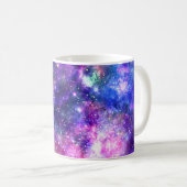Galaxy Night Print Cosmic Design Kaffeetasse (VorderseiteRechts)