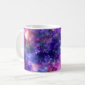 Galaxy Night Print Cosmic Design Kaffeetasse (Vorderseite Links)