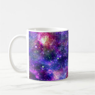 Galaxy Night Print Cosmic Design Kaffeetasse