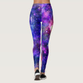 Galaxy Night Print Cosmic Design Leggings (Rückseite)