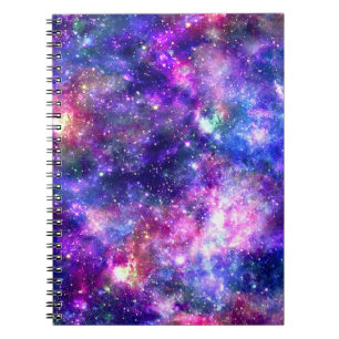 Galaxy Night Print Cosmic Design Notizblock