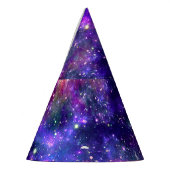 Galaxy Night Print Cosmic Design Partyhütchen (Links)