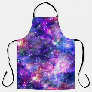 Galaxy Night Print Cosmic Design Schürze