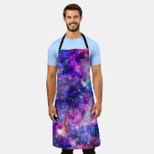 Galaxy Night Print Cosmic Design Schürze (Getragen)