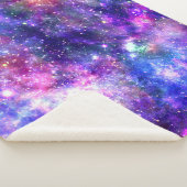 Galaxy Night Print Cosmic Design Sherpadecke (3/4)