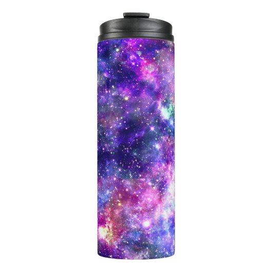 Galaxy Night Print Cosmic Design Thermosbecher (Vorderseite)